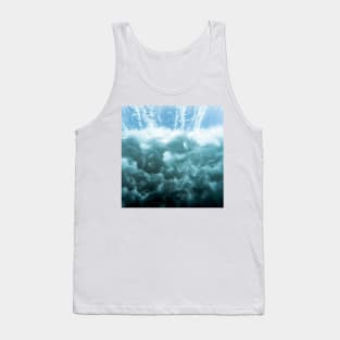 Blue underwater wave Tank Top